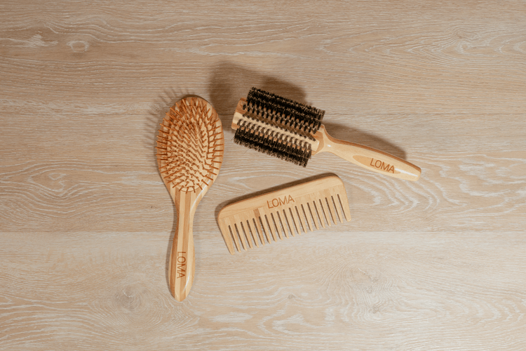 Loma Bamboo Round Brush