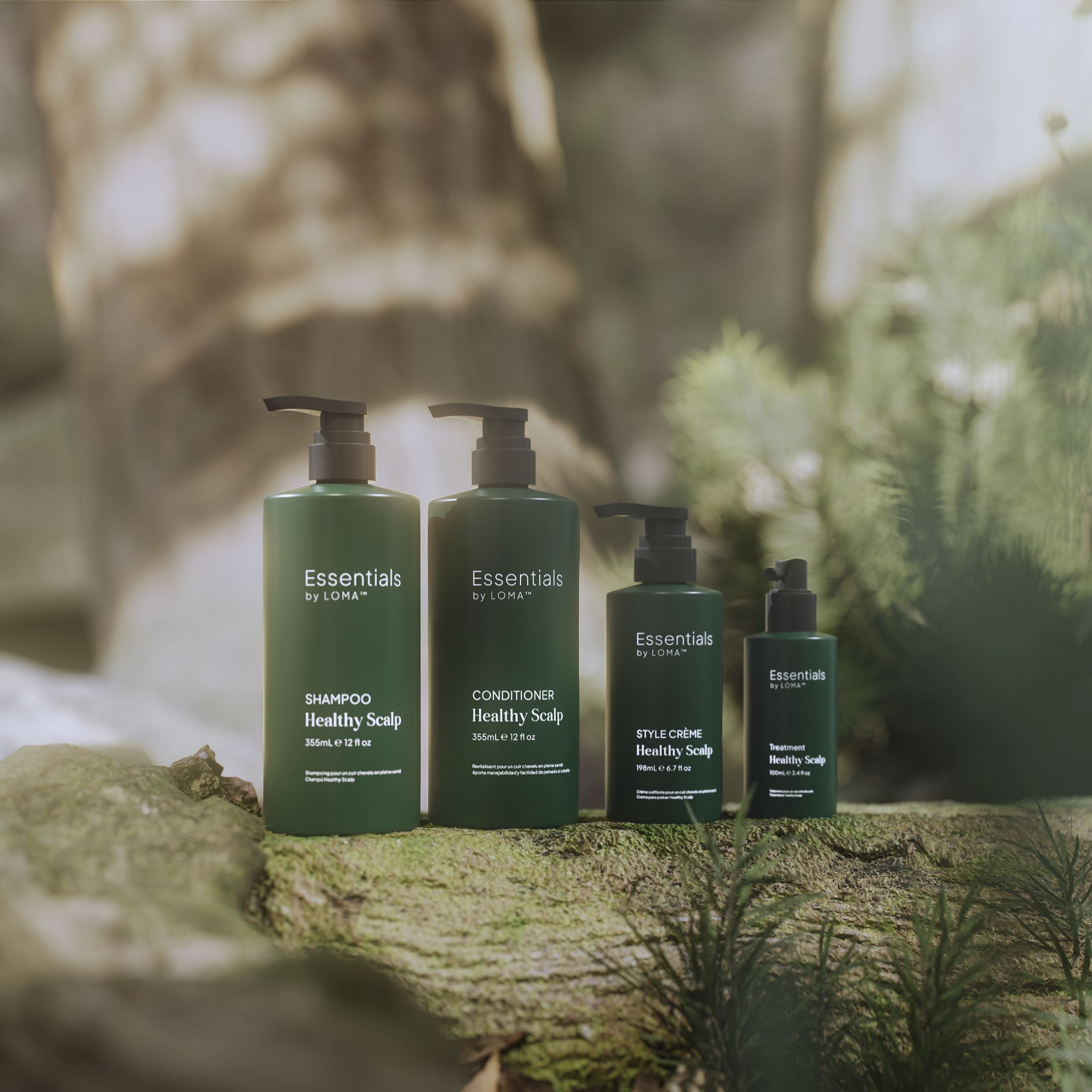 Healthy Scalp 3oz Trio Travel Pack – Loma Hair & Body Care | Aloe