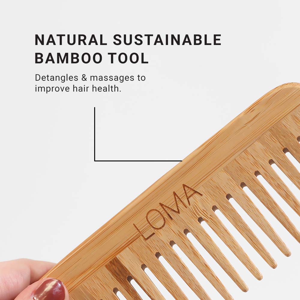 Bamboo Comb – Loma Hair & Body Care | Aloe Based Salon Quality Care