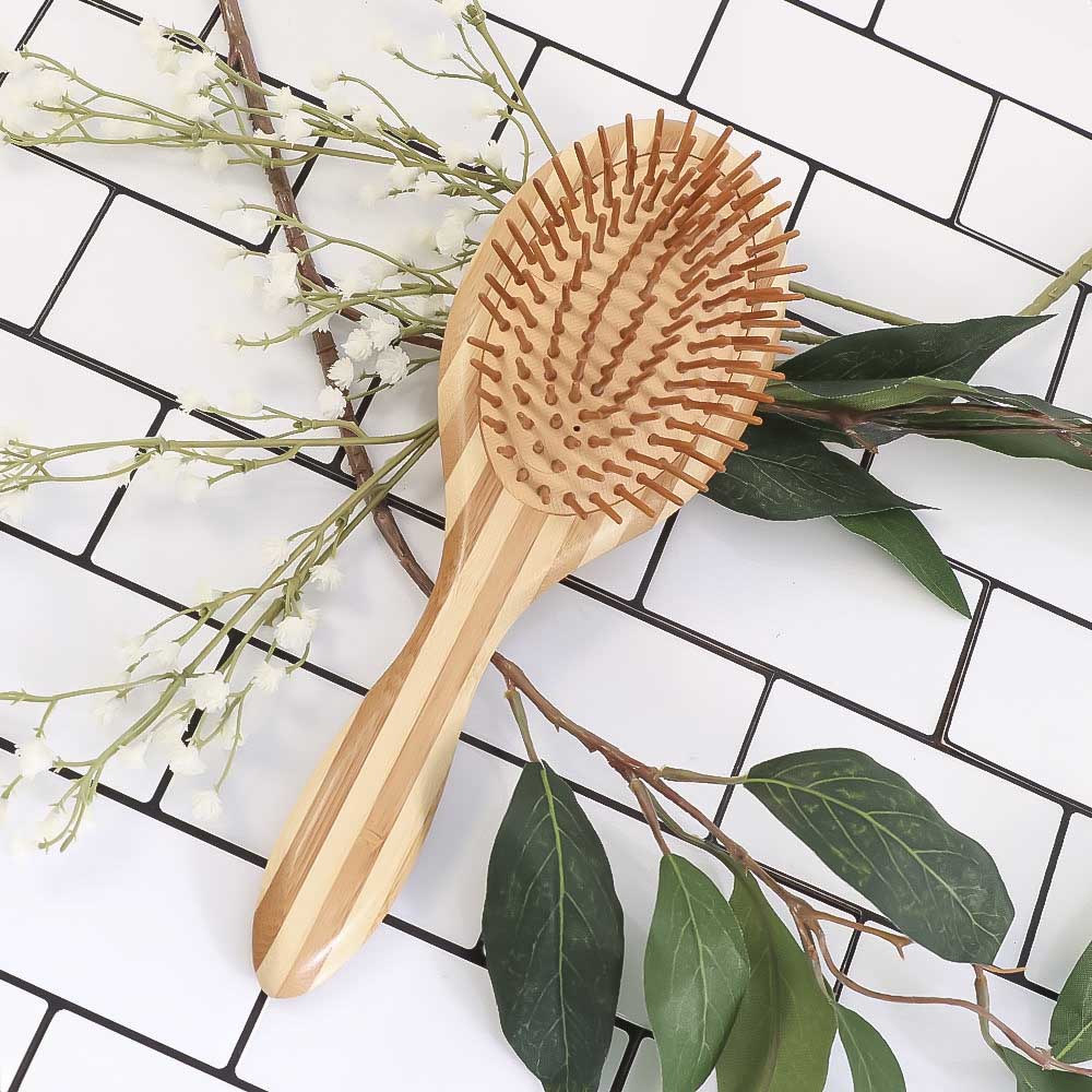 Bamboo Oval Paddle Brush – Loma Hair & Body Care | Aloe Based