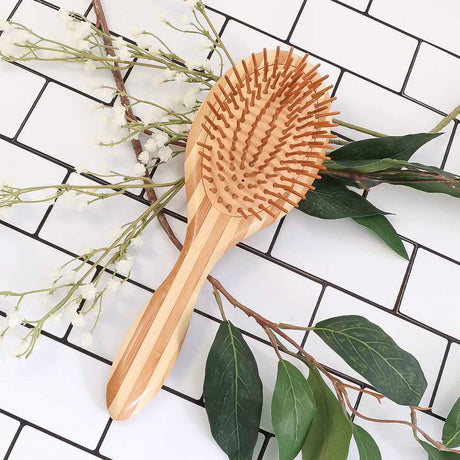 Bamboo Oval Paddle Brush - LOMA RETAIL