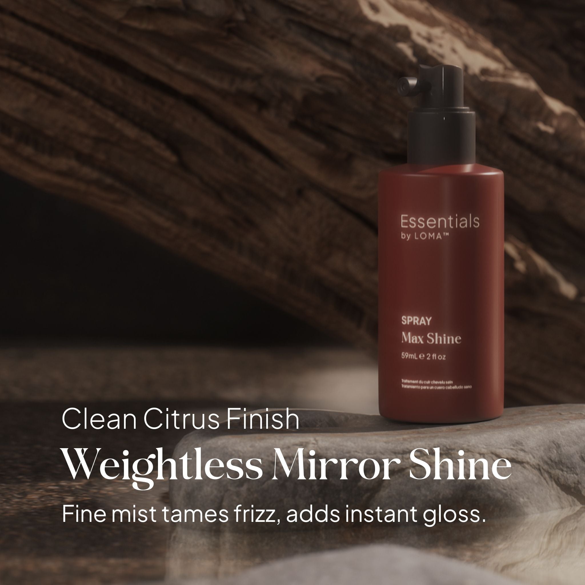 Max Shine Spray – Loma Hair & Body Care | Aloe Based Salon Quality