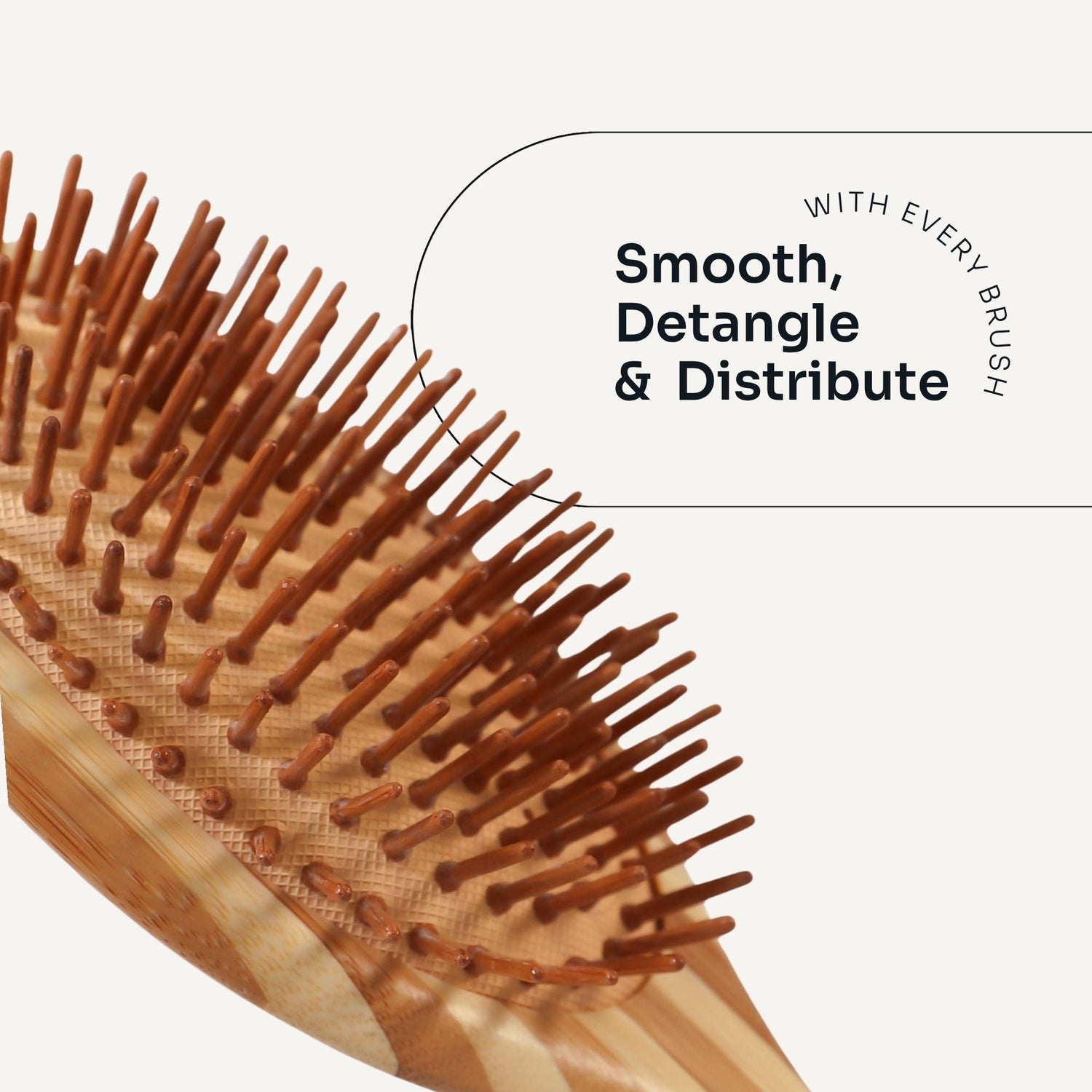 Bamboo Oval Paddle Brush - LOMA RETAIL