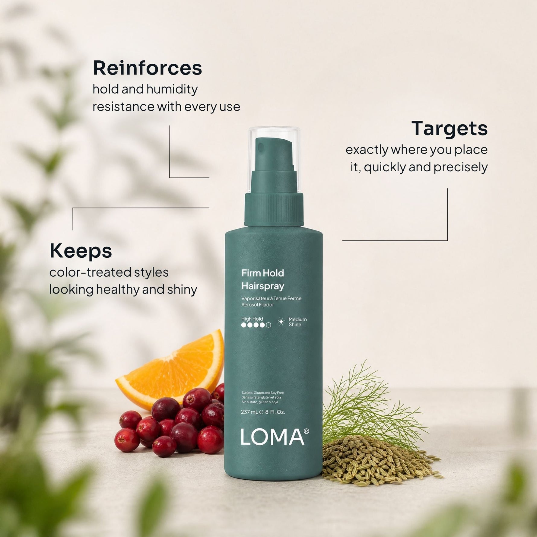 Firm Hold Hair Spray - LOMA RETAIL