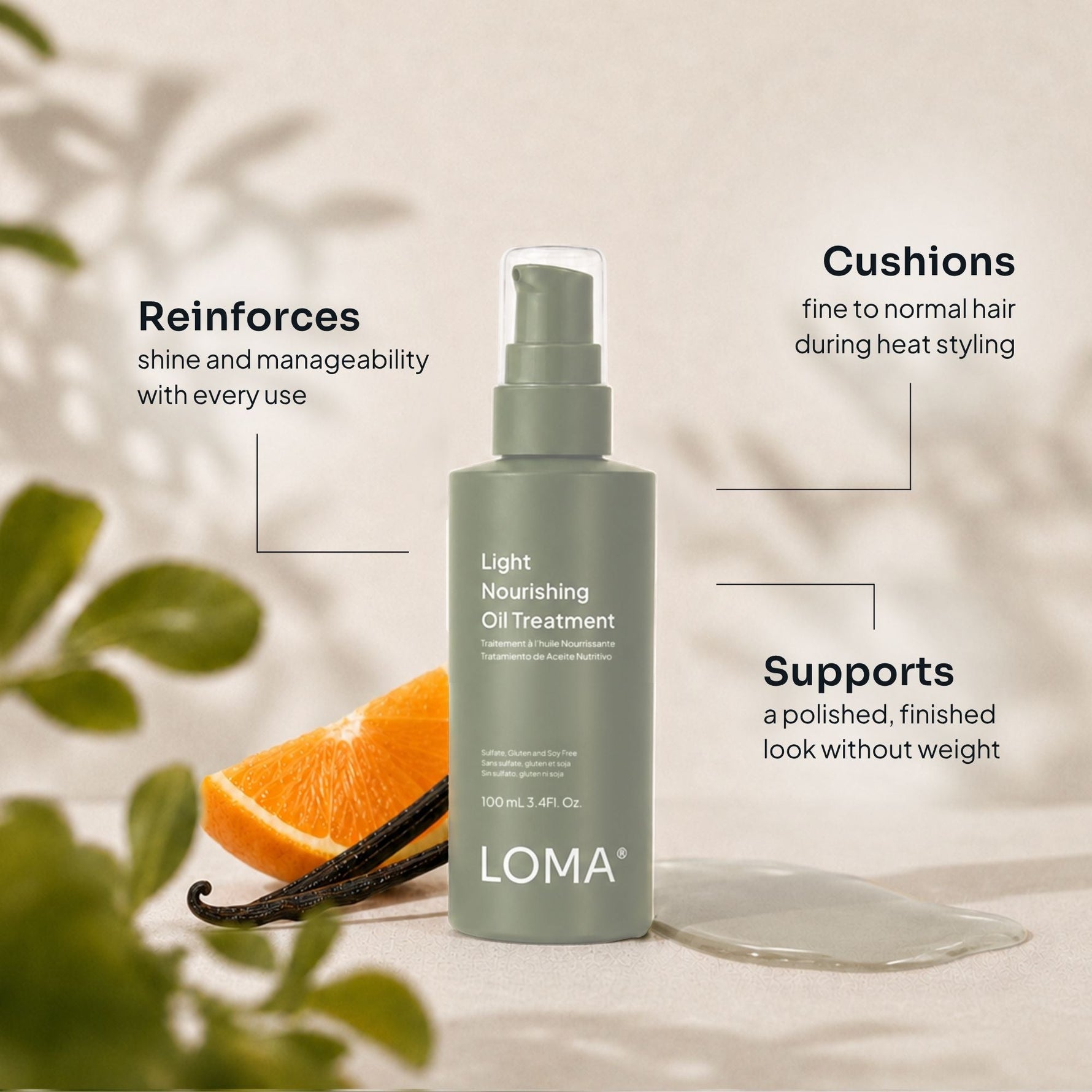LIGHT Nourishing Oil Treatment - LOMA RETAIL