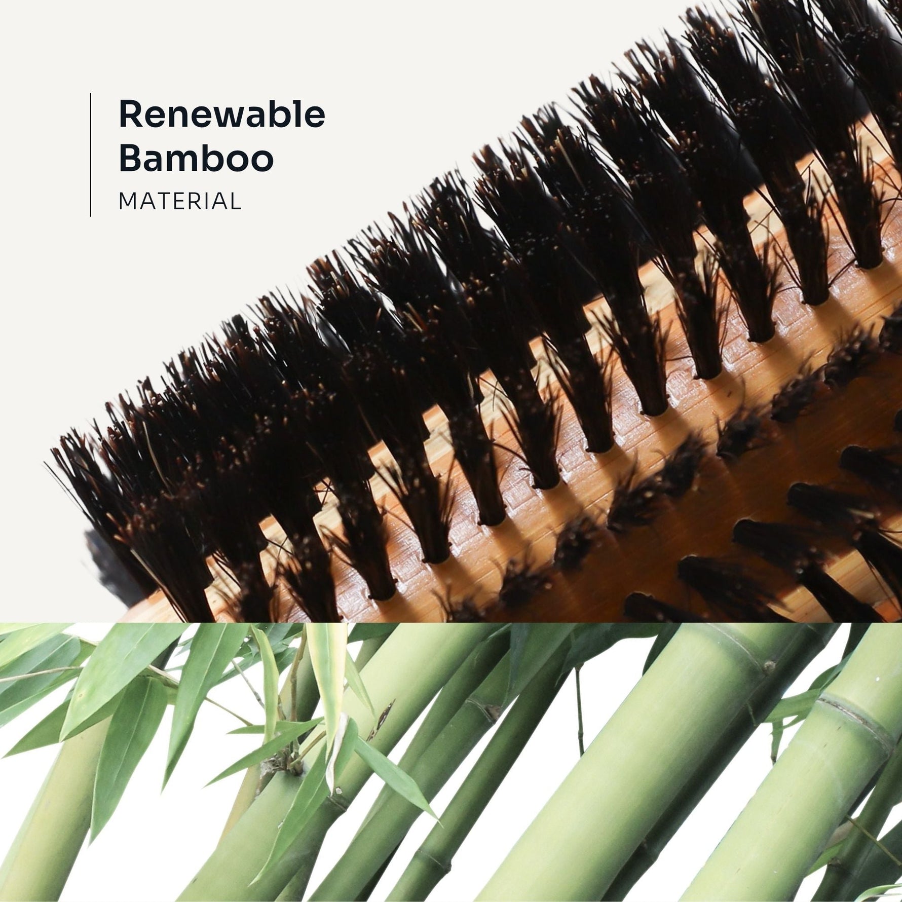 Bamboo Round Brush - LOMA RETAIL